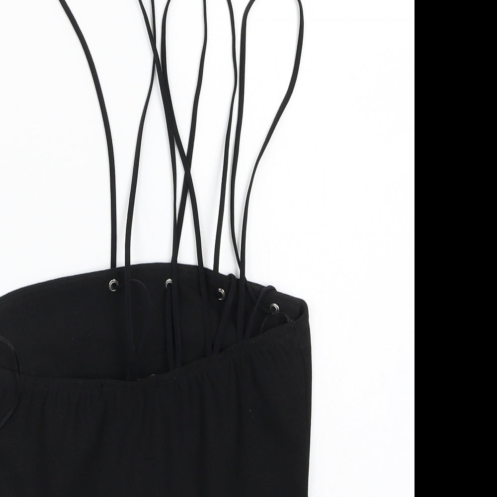 Missguided Womens Black   Basic Tank Size 8