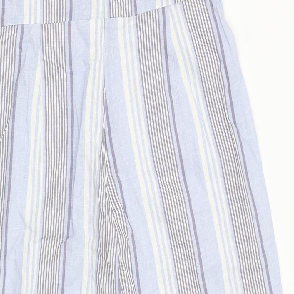 Newlook Womens Blue Striped  Jumpsuit One-Piece Size 14