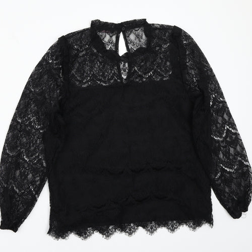 Soaked Womens Black   Basic Blouse Size XL
