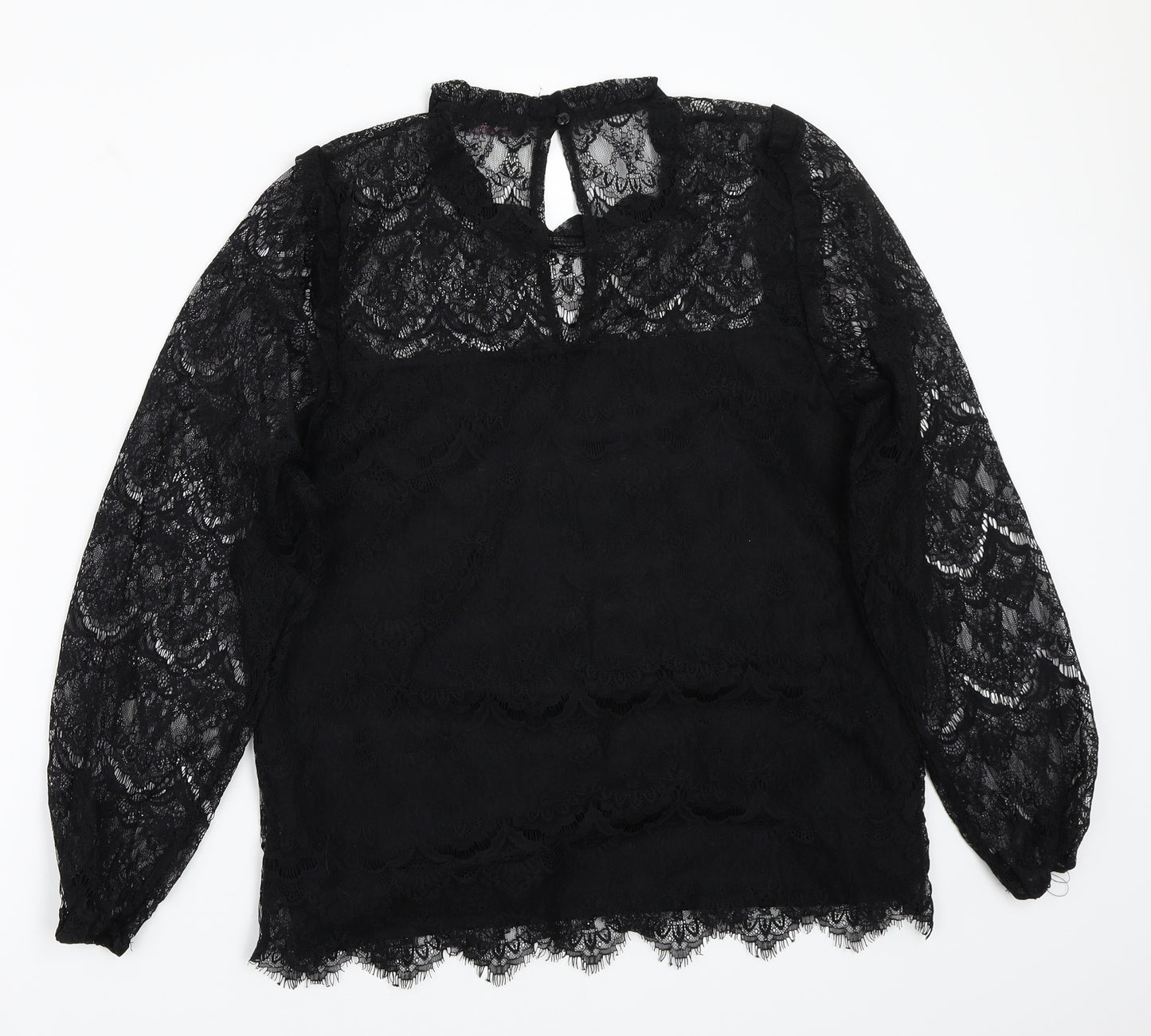 Soaked Womens Black   Basic Blouse Size XL