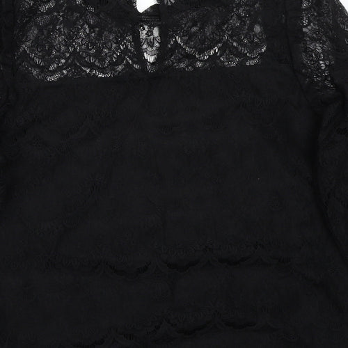 Soaked Womens Black   Basic Blouse Size XL