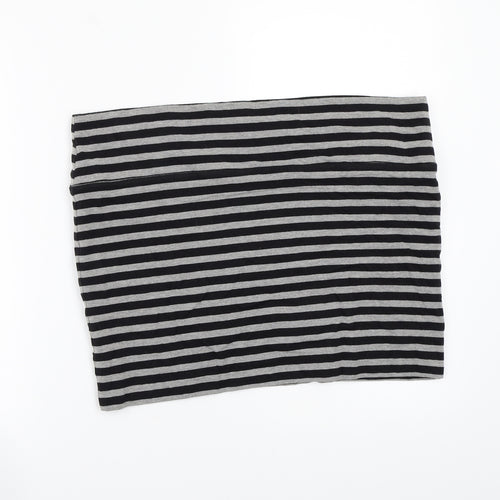 Newlook Womens Grey Striped  Basic Tank Size 18