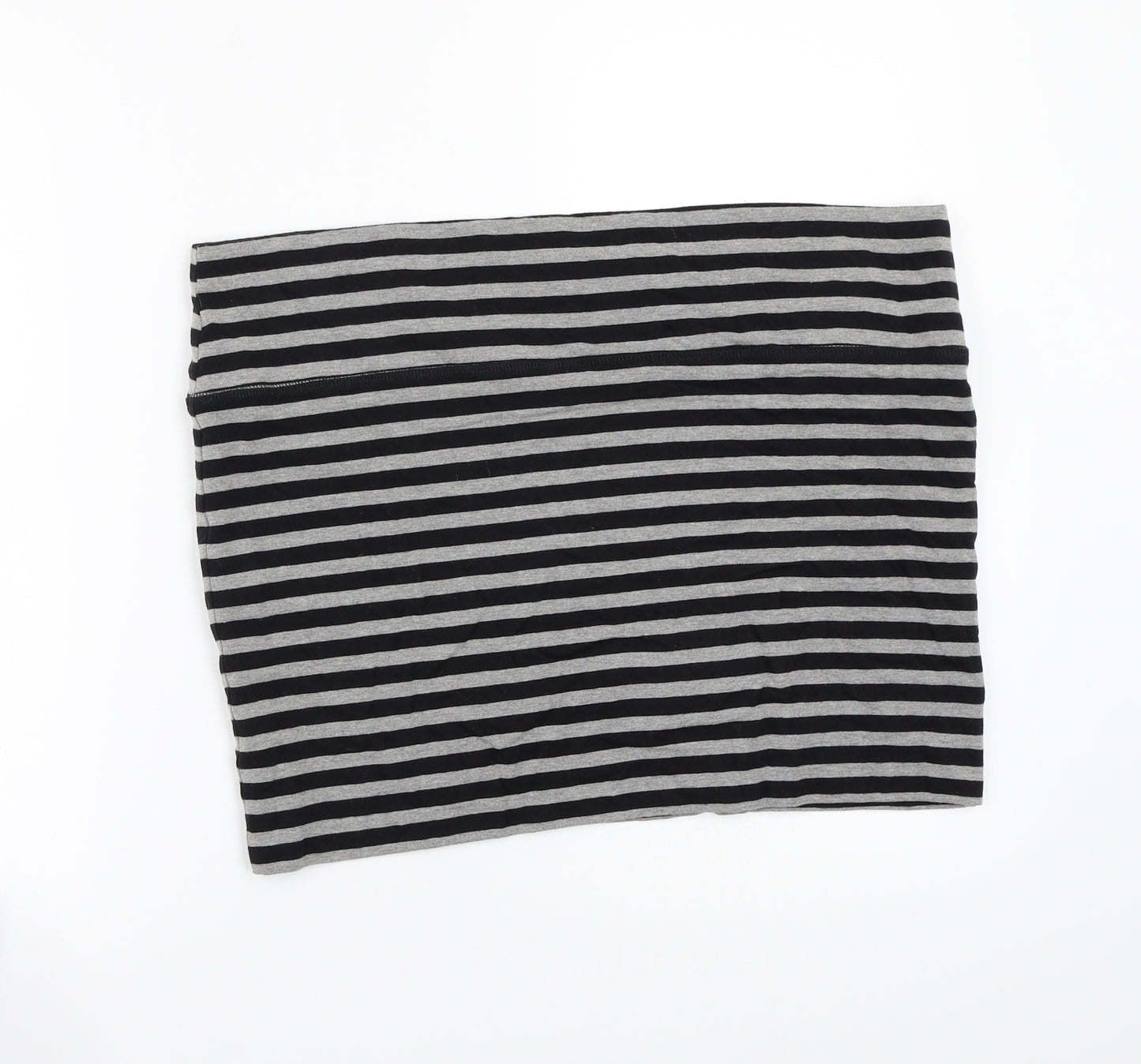 Newlook Womens Grey Striped  Basic Tank Size 18