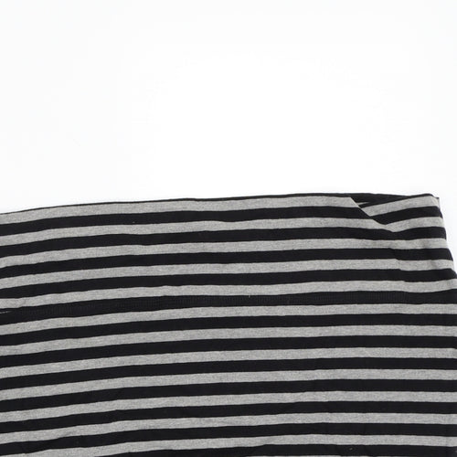 Newlook Womens Grey Striped  Basic Tank Size 18