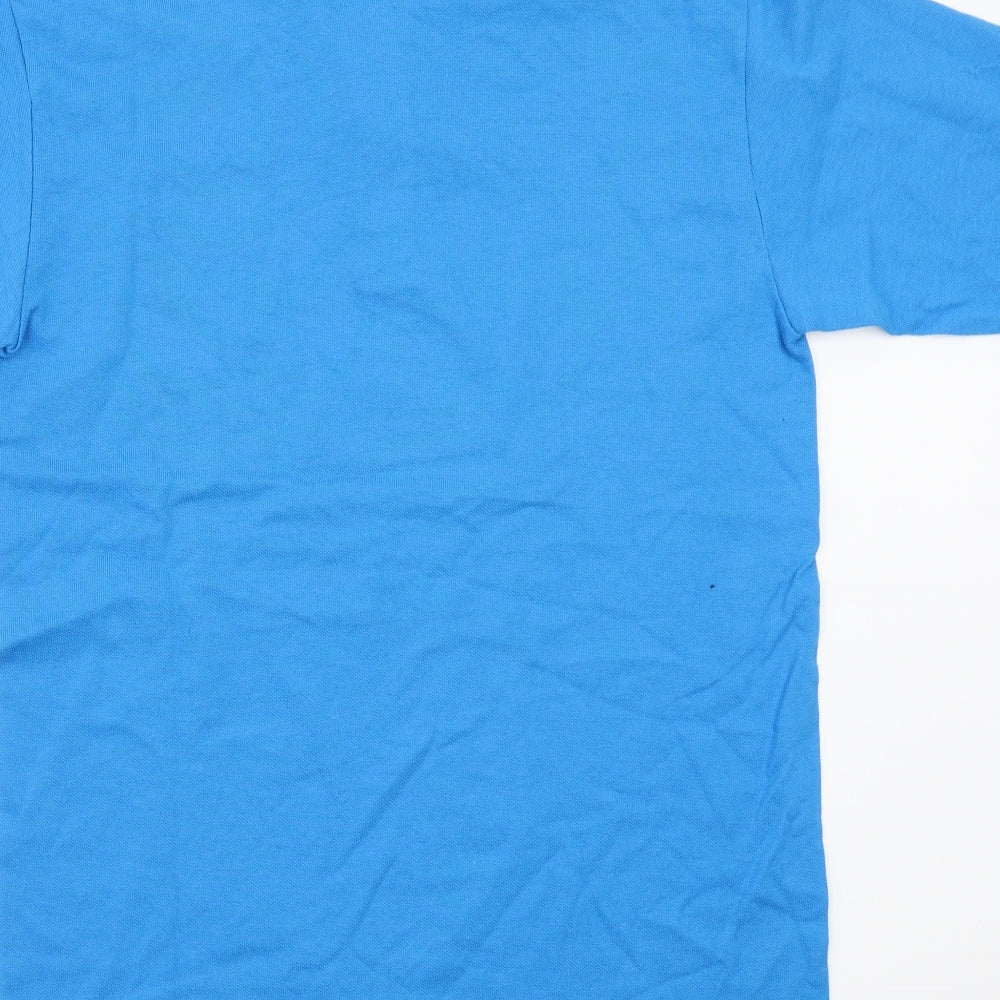 Preworn Mens Blue    Polo Size S  - Cancun mexico