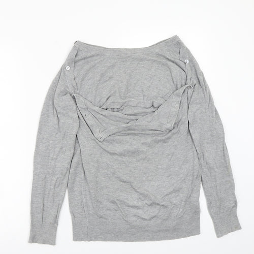 ESMARA Womens Grey   Pullover Jumper Size M
