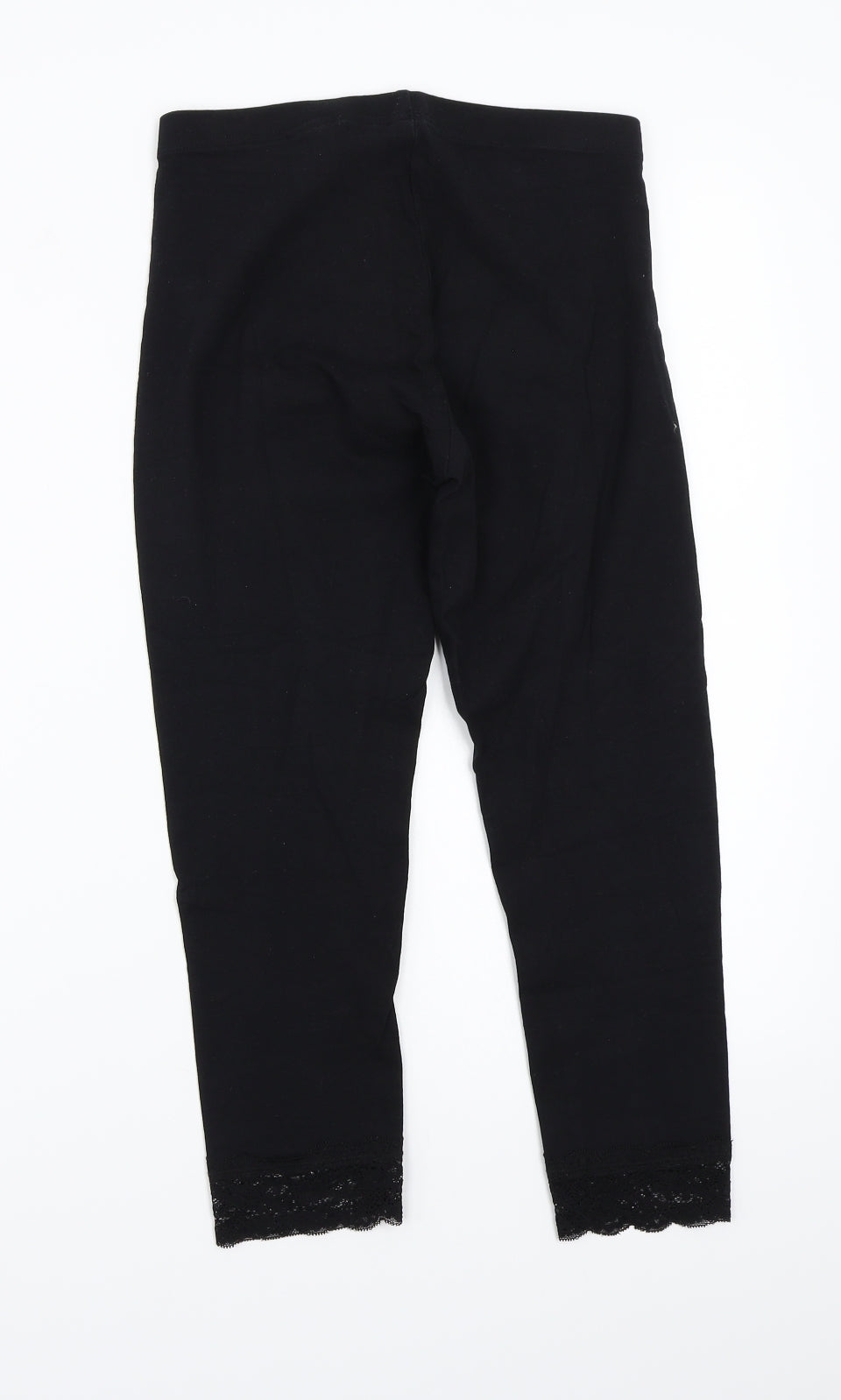 H&M Womens Black   Cropped Leggings Size S