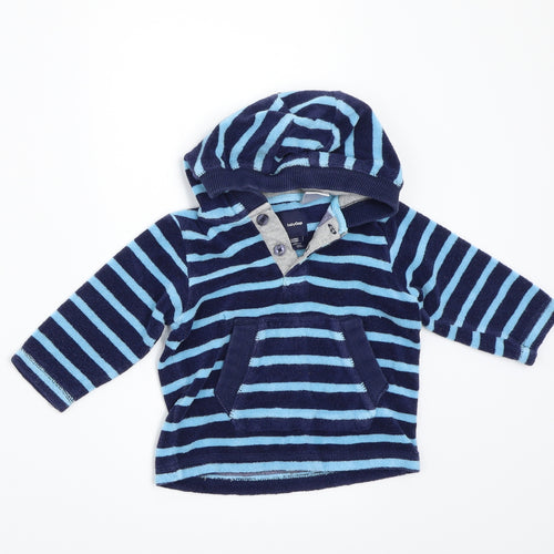 Gap Boys Blue Striped  Jacket Coat Size 6-9 Months