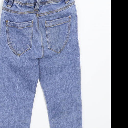 Pep&co Girls Blue   Capri Jeans Size 12-18 Months