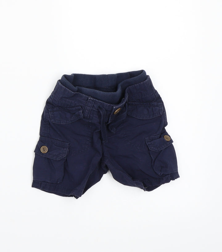 Gap Boys Blue   Cargo Trousers Size 6-9 Months