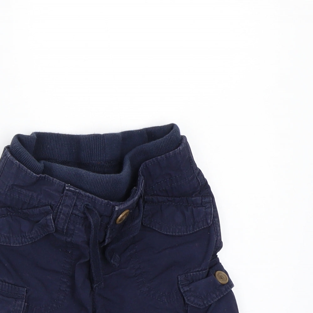 Gap Boys Blue   Cargo Trousers Size 6-9 Months