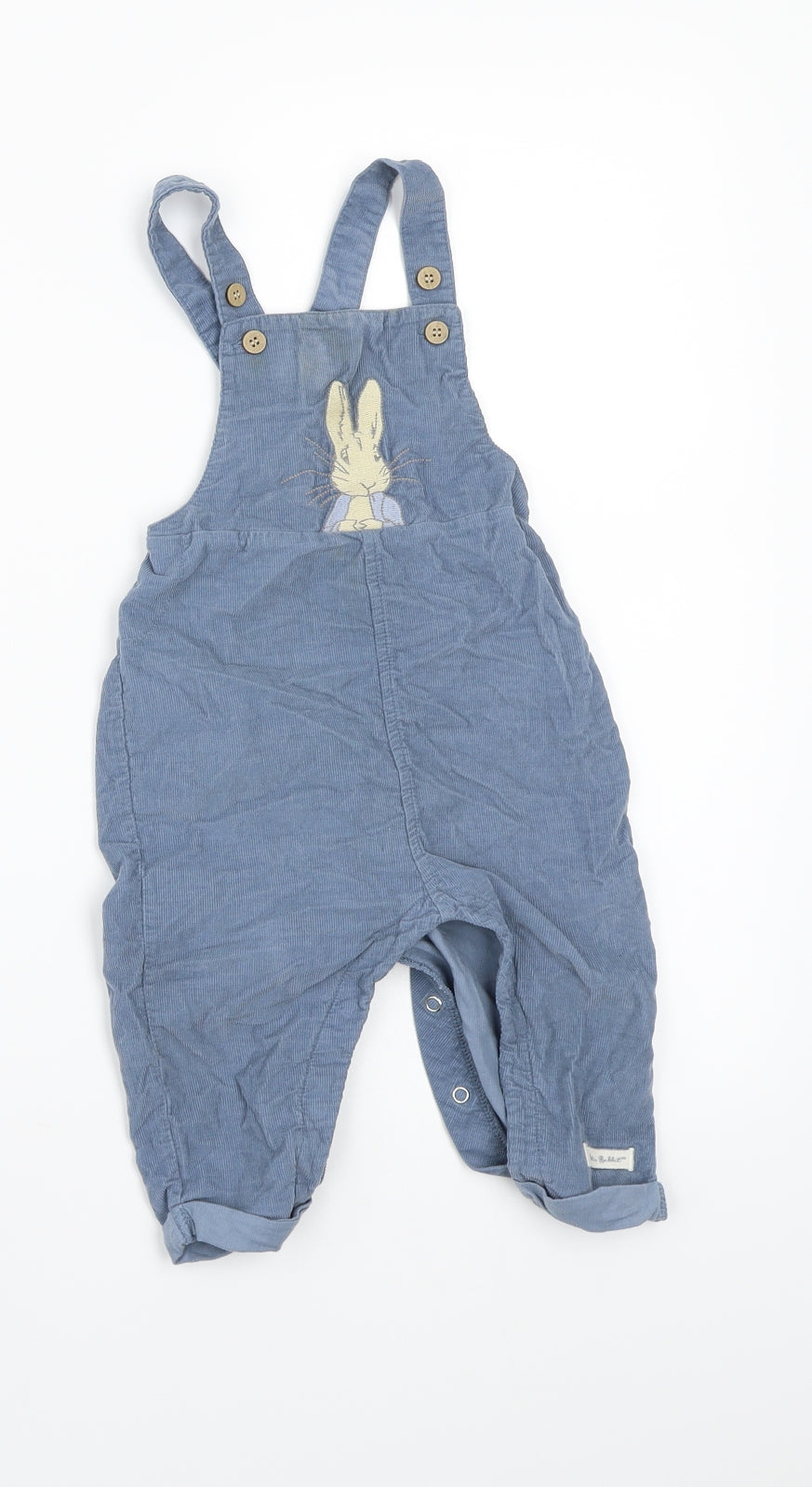 TU Girls Blue   Dungaree One-Piece Size 9-12 Months