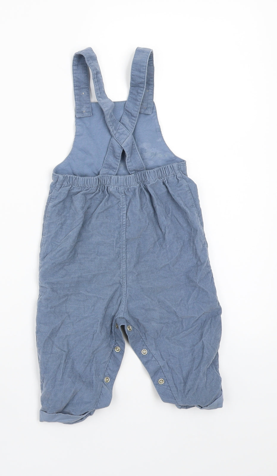 TU Girls Blue   Dungaree One-Piece Size 9-12 Months