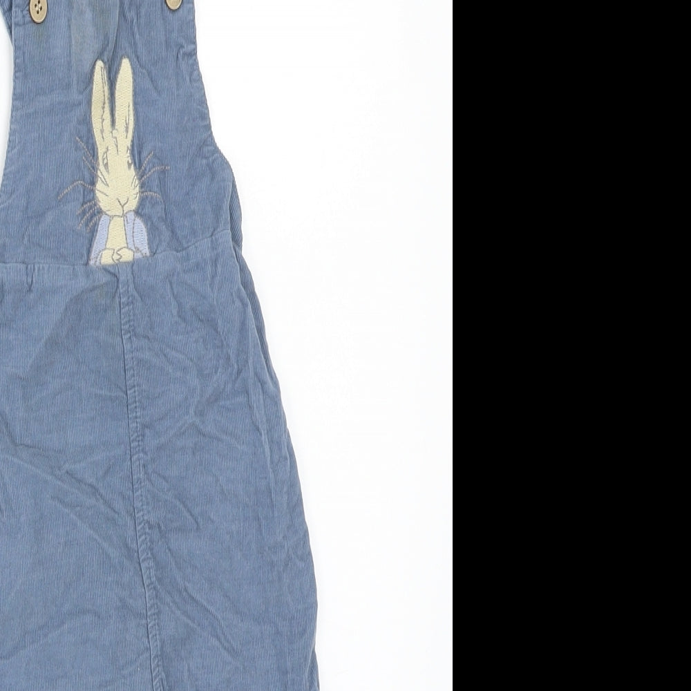 TU Girls Blue   Dungaree One-Piece Size 9-12 Months