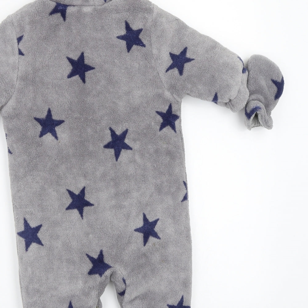 NEXT Baby Grey   Babygrow One-Piece Size 0-3 Months