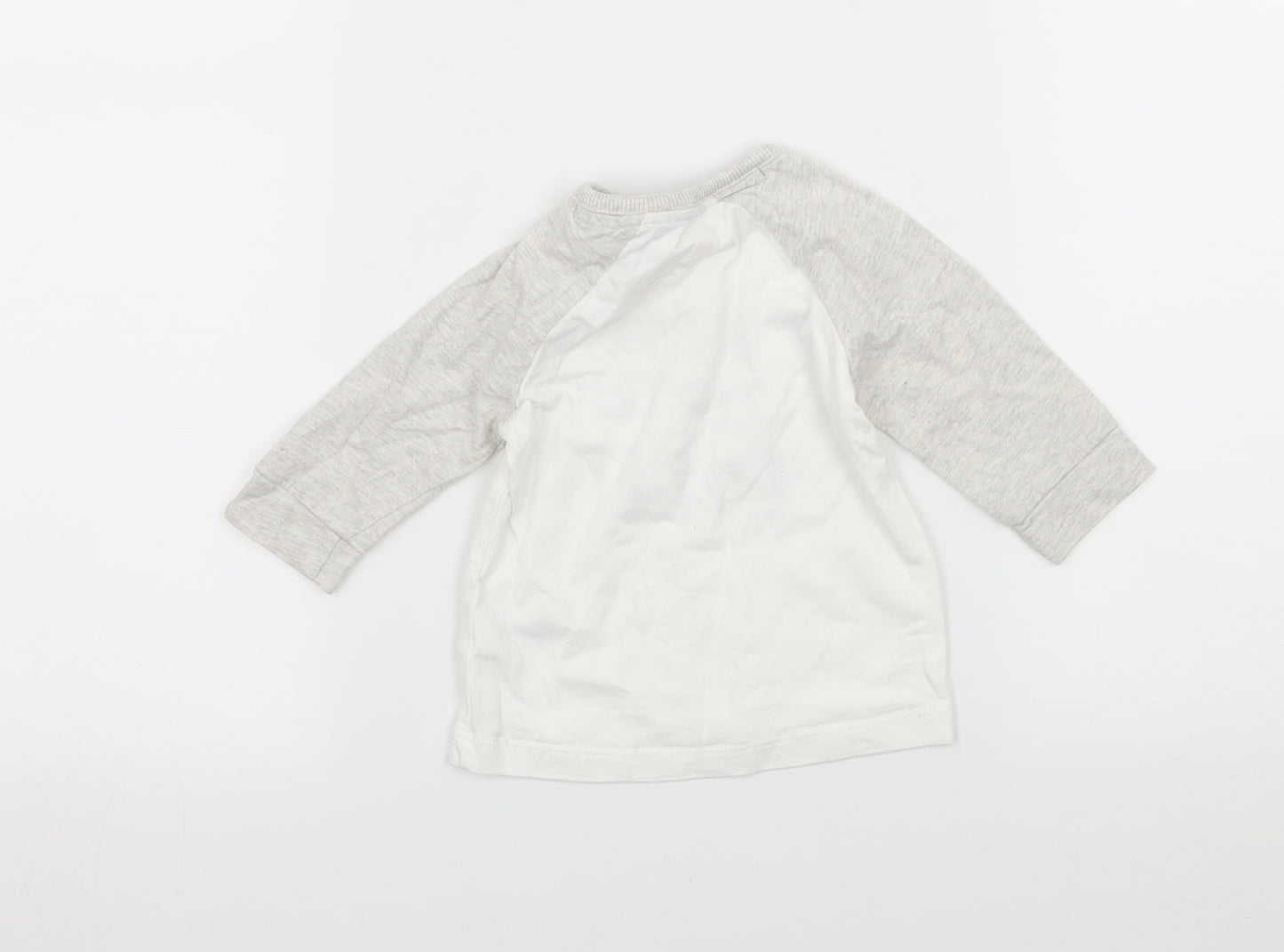 George Baby White  Jersey Basic T-Shirt Size 0-3 Months  - I Woke up Like this