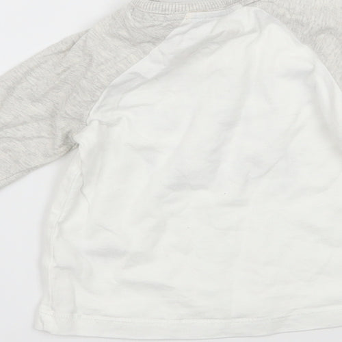 George Baby White  Jersey Basic T-Shirt Size 0-3 Months  - I Woke up Like this