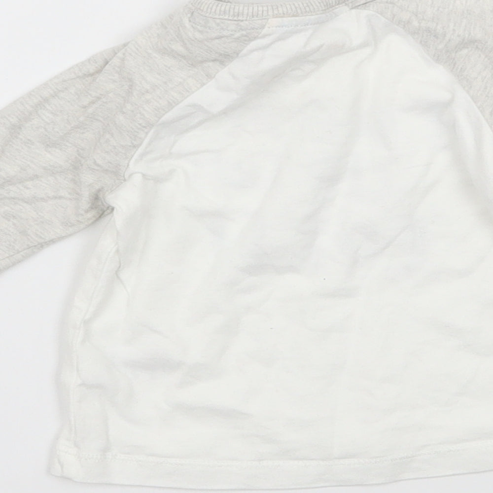 George Baby White  Jersey Basic T-Shirt Size 0-3 Months  - I Woke up Like this
