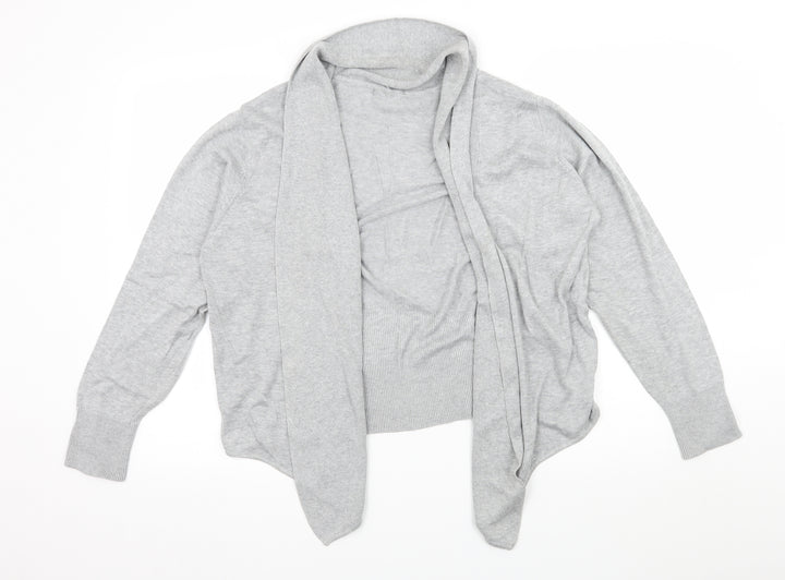 BHS Womens Grey  Knit Cardigan Jumper Size 18