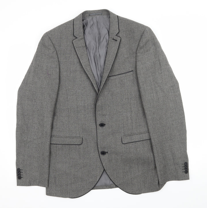 NEXT Mens Grey Jacket Suit Jacket Size M