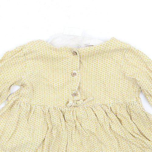 NEXT Baby Yellow  Jersey Basic T-Shirt Size 12-18 Months