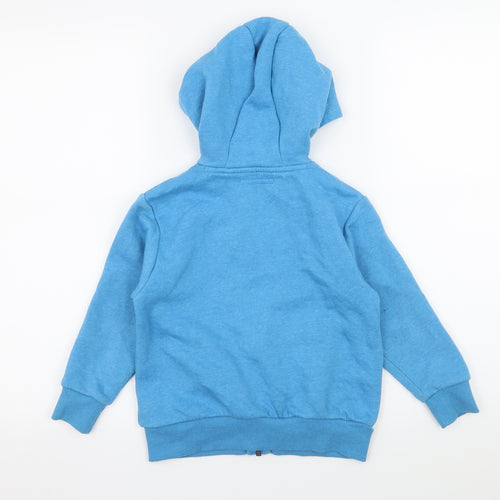 NEXT Boys Blue  Jersey Full Zip Hoodie Size 5 Years