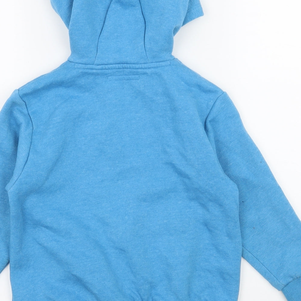 NEXT Boys Blue  Jersey Full Zip Hoodie Size 5 Years