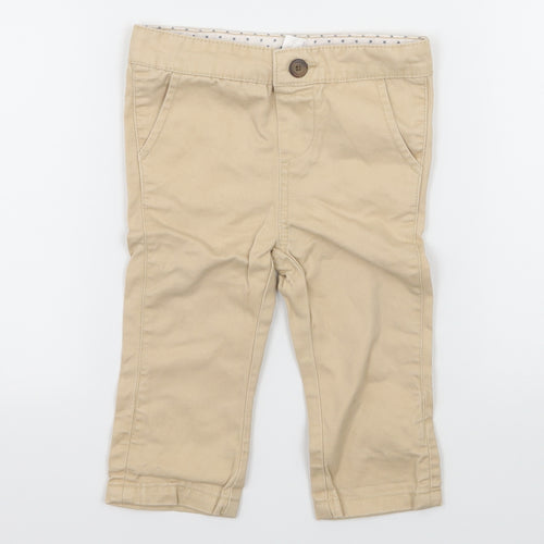 Babies Boys Beige   Capri Trousers Size 3-6 Months