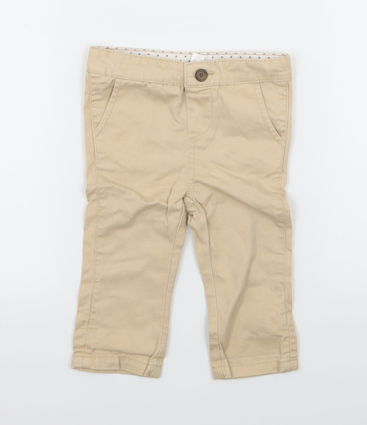 Babies Boys Beige   Capri Trousers Size 3-6 Months