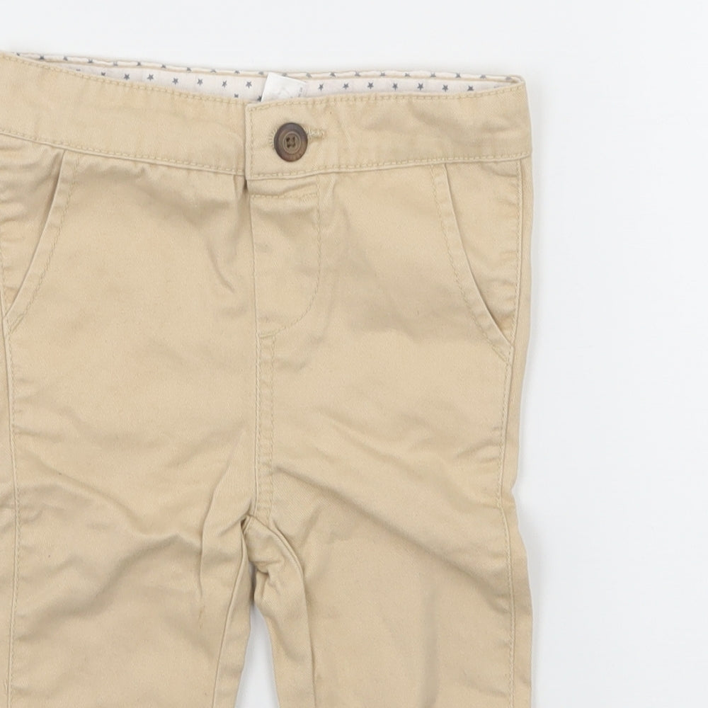 Babies Boys Beige   Capri Trousers Size 3-6 Months