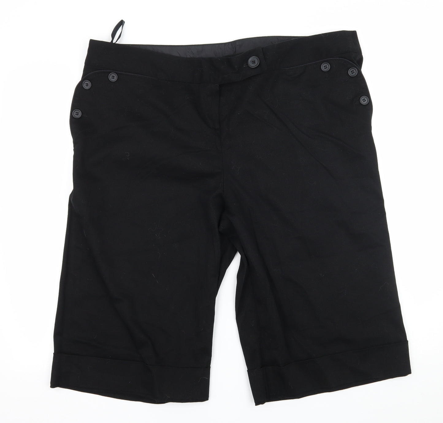 Dorothy Perkins Womens Black   Bermuda Shorts Size 22