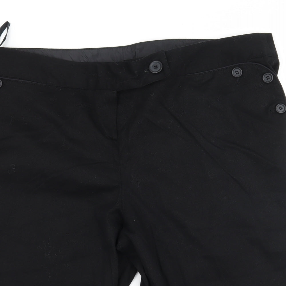 Dorothy Perkins Womens Black   Bermuda Shorts Size 22
