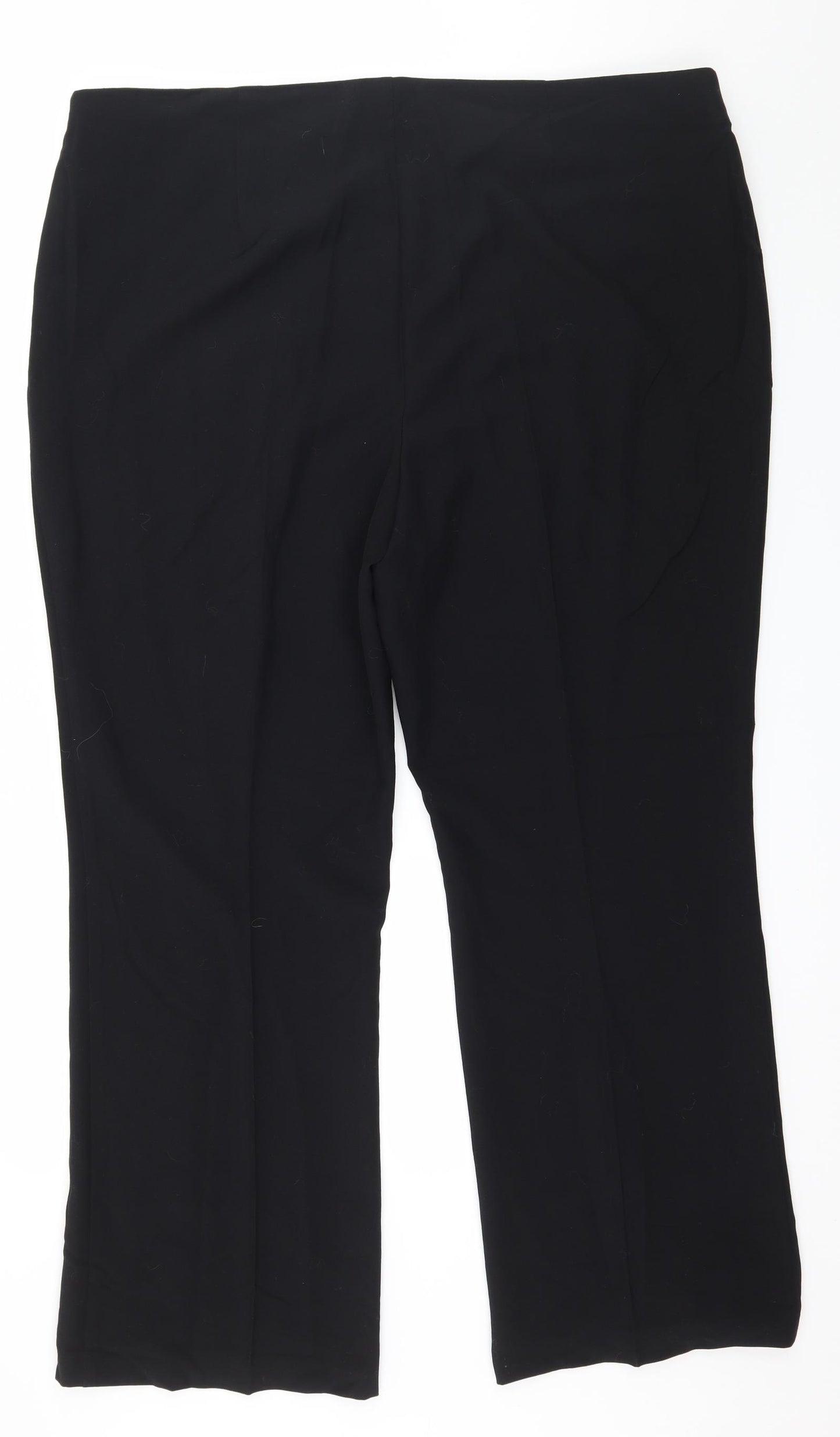 Marks and Spencer Womens Black   Trousers  Size 22 L30 in