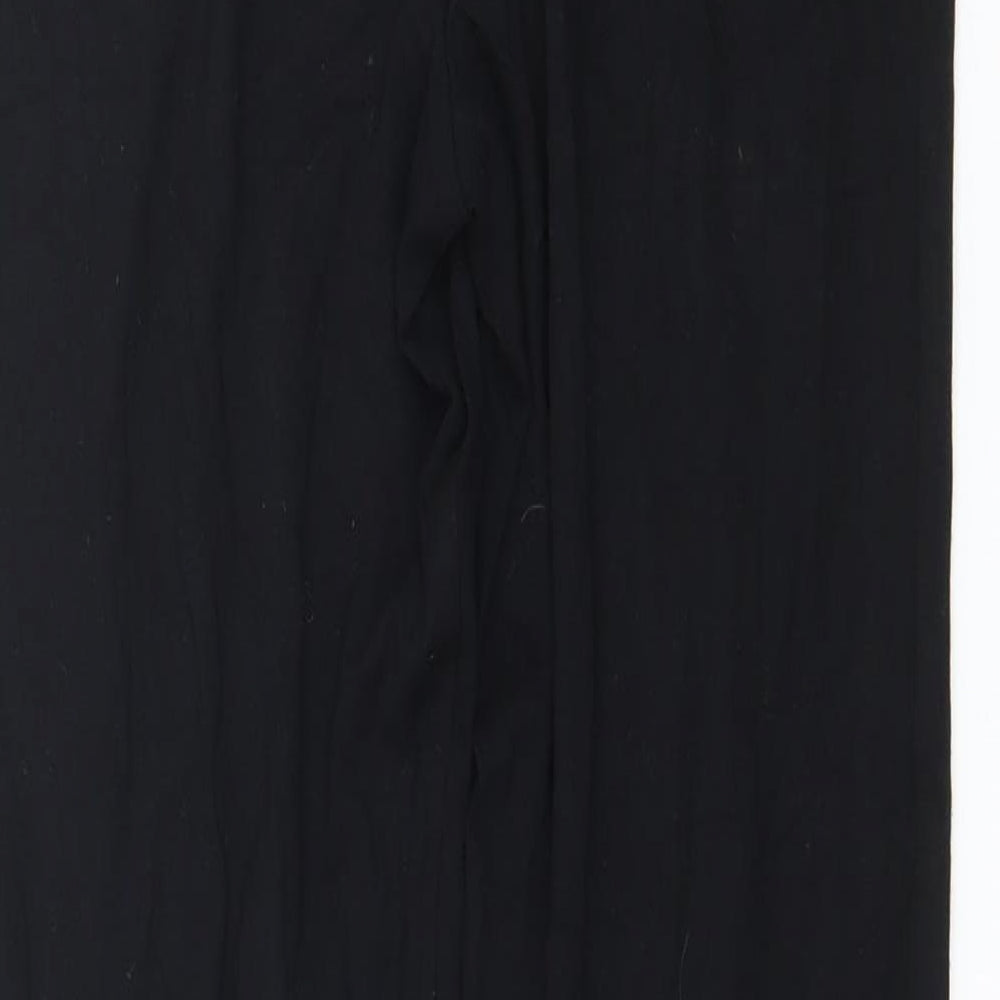 Select Womens Black  Jersey Capri Leggings Size 8 L26 in