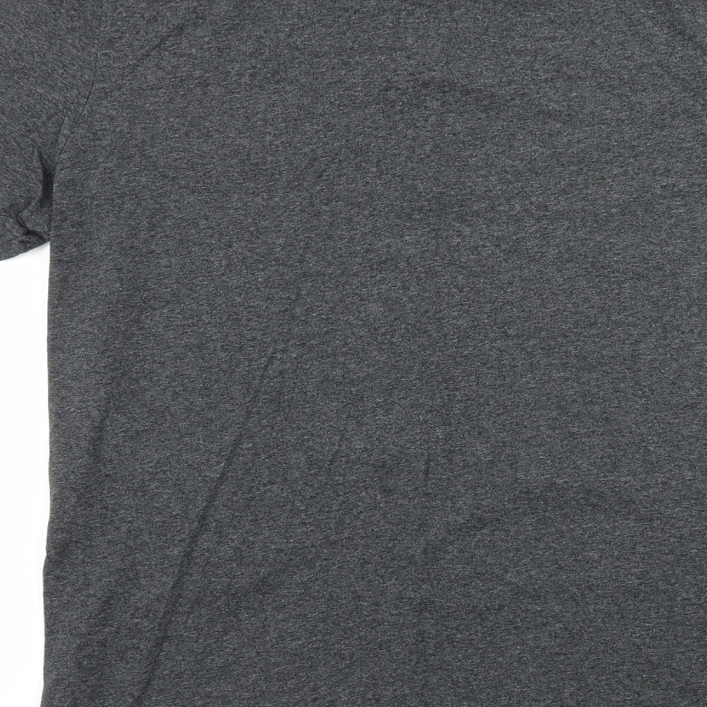 H&M Mens Grey  Jersey  Polo Size XL