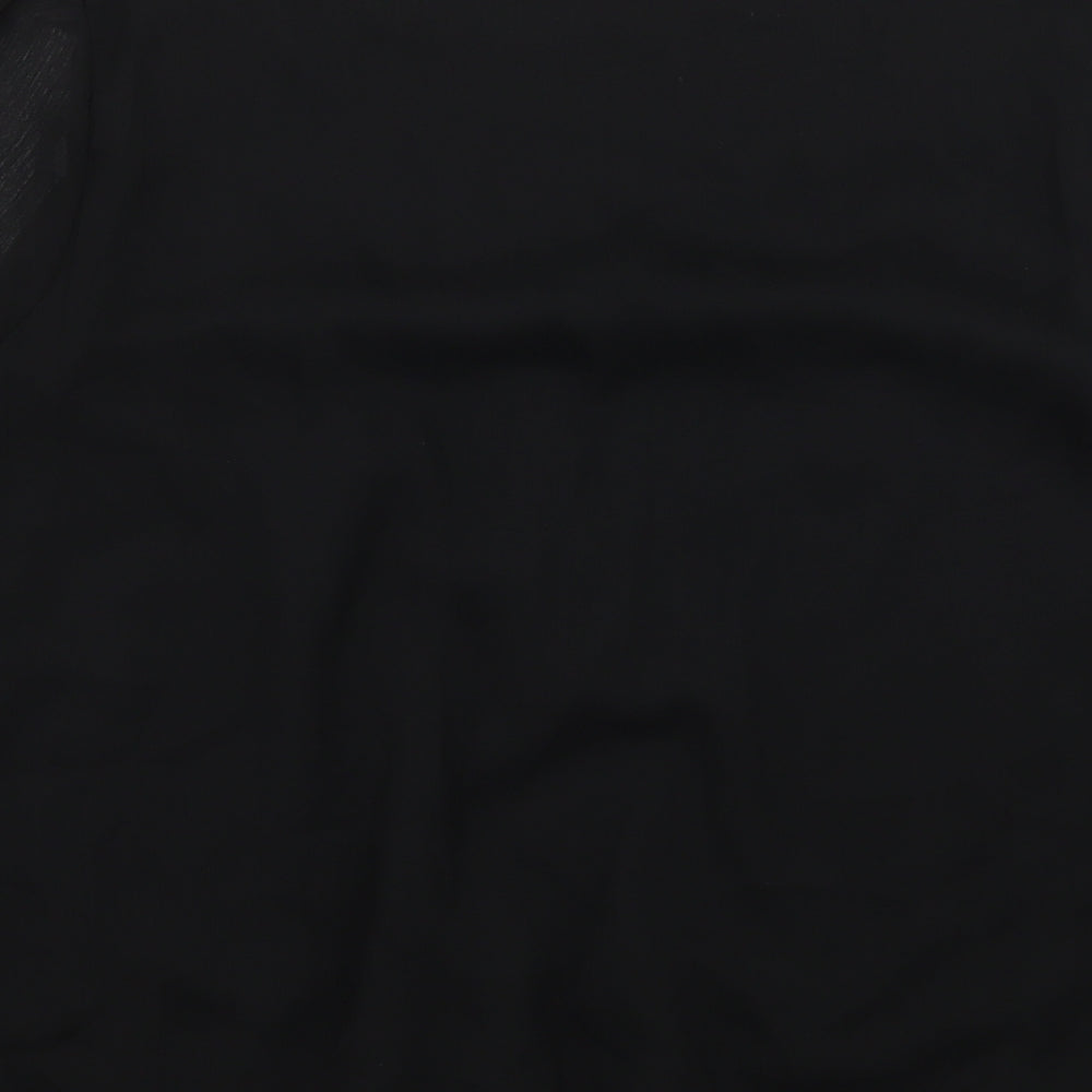 Papaya Womens Black   Basic Blouse Size 14