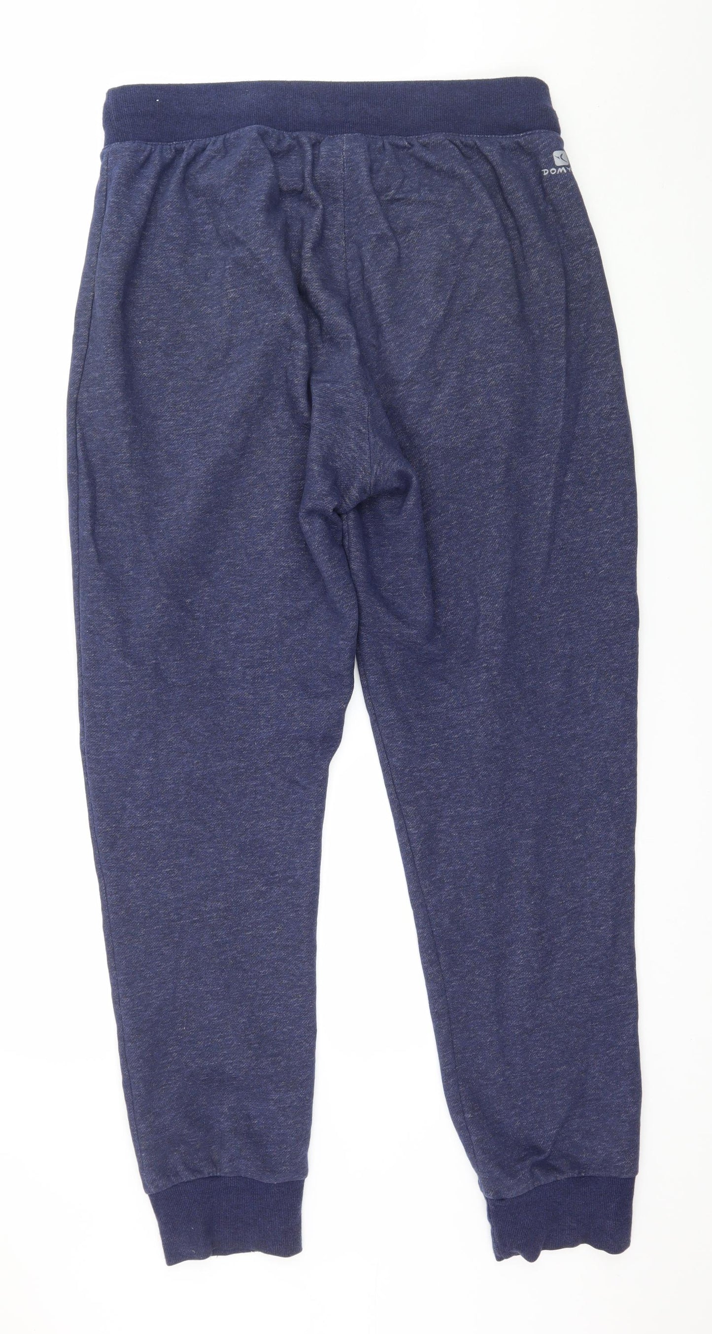 DECATHLON Mens Blue  Jersey Jogger Trousers Size L L31 in