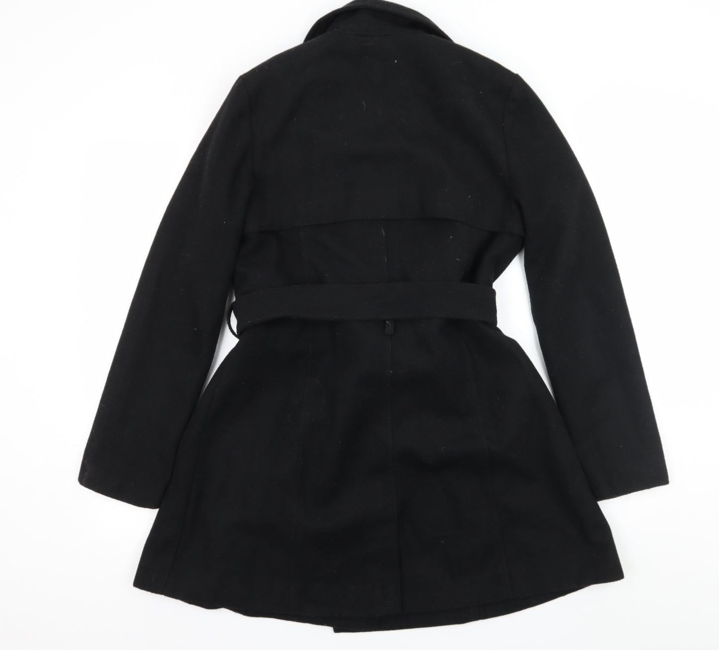 Brave Soul Womens Black   Pea Coat Coat Size 10