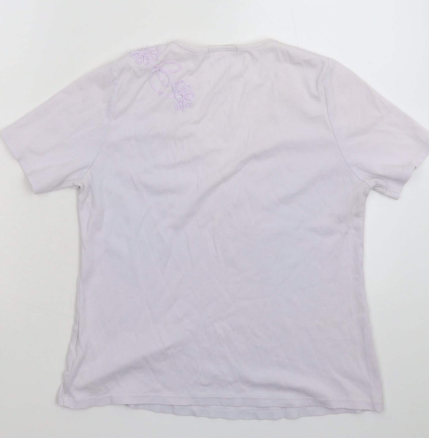 Marks and Spencer Womens Pink   Basic T-Shirt Size 14