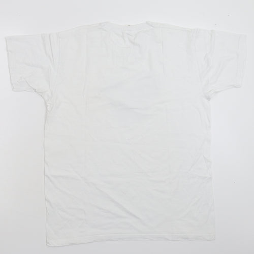 Fruit of the Loom Boys White   Basic T-Shirt Size M