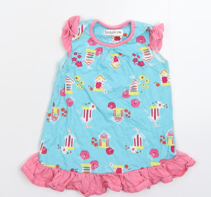Ladybird Girls Multicoloured T-Shirt Dress Size 12-18 Months