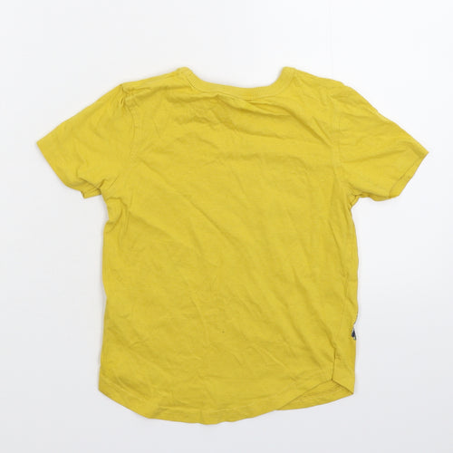 George Boys Yellow   Basic T-Shirt Size 4-5 Years