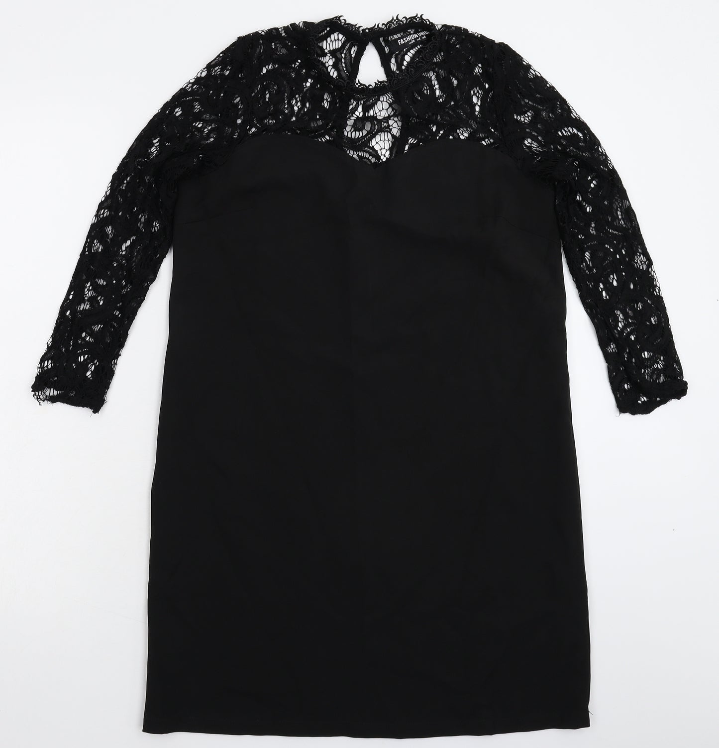 Fashion Union Womens Black   Mini  Size 8