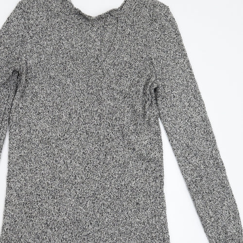 TU Womens Grey  Knit Jumper Dress  Size 12