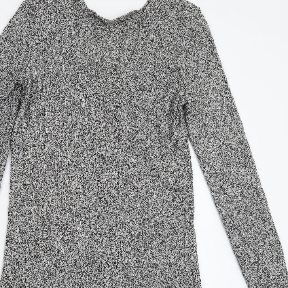 TU Womens Grey  Knit Jumper Dress  Size 12