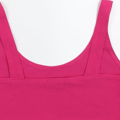 Boohoo Womens Pink   Cropped Tank Size 12