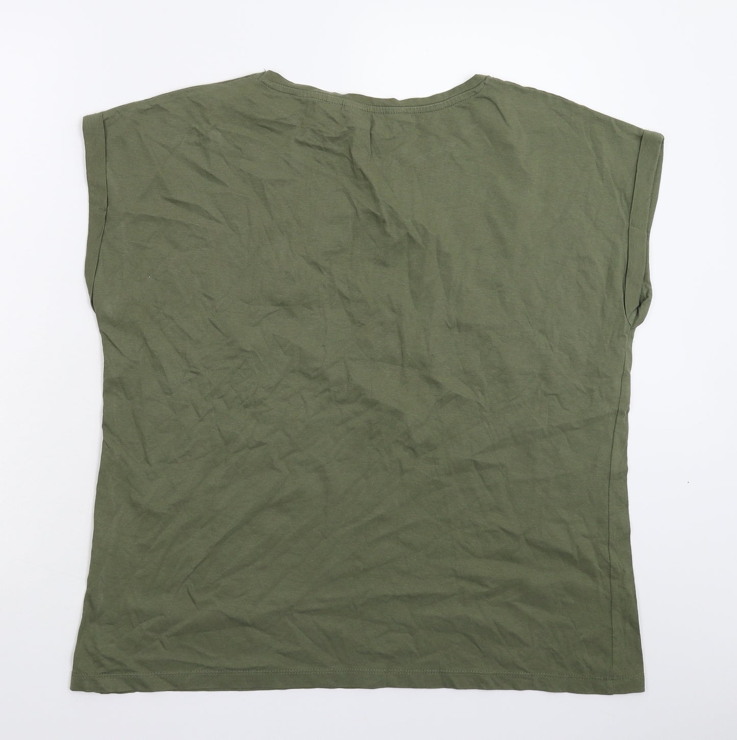 Dorothy Perkins Womens Green   Basic T-Shirt Size 18
