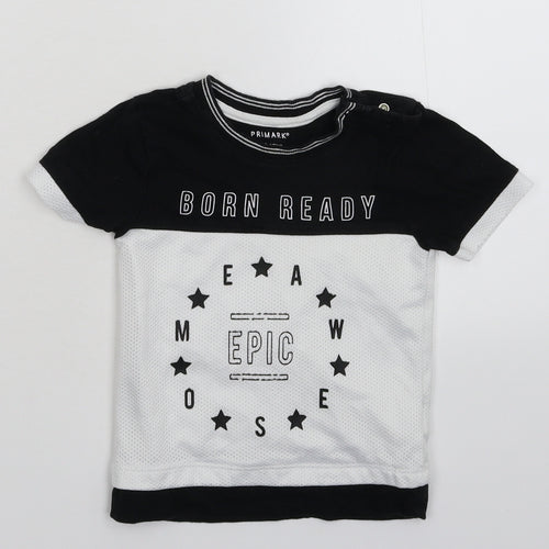 Primark Baby Multicoloured   Basic T-Shirt Size 6-9 Months