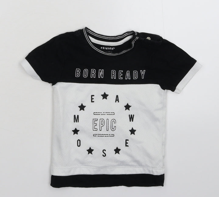 Primark Baby Multicoloured Basic T-Shirt Size 6-9 Months