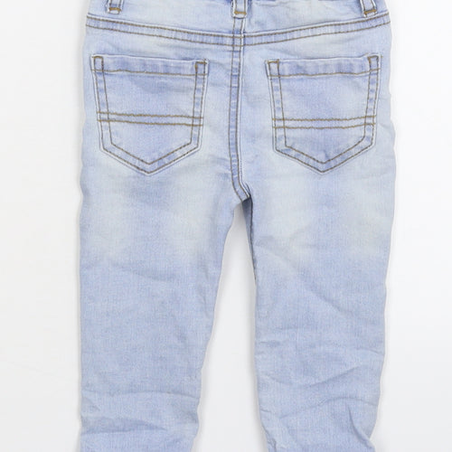Denim & Co. Baby Blue  Denim Capri Jeans Size 9-12 Months